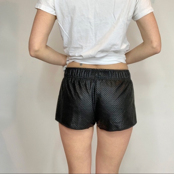 RORY BECA perforated vegan leather shorts 1671 - Picture 3 of 9